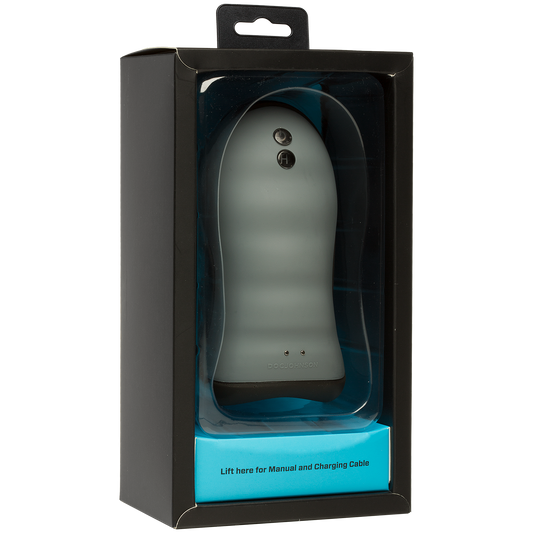 OptiMALE™ - SECONDSKYN™ Silicone Warming Stroker - Vibrating - Rechargeable