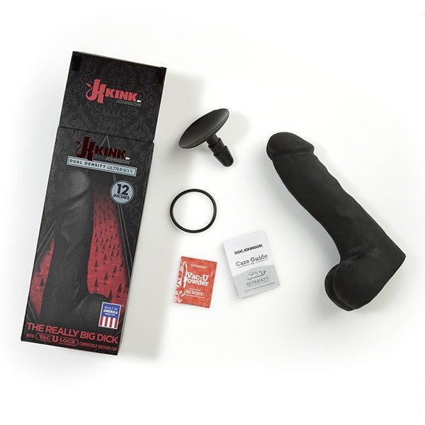 KINK - The Really Big Dick 12" Ultraskyn Black