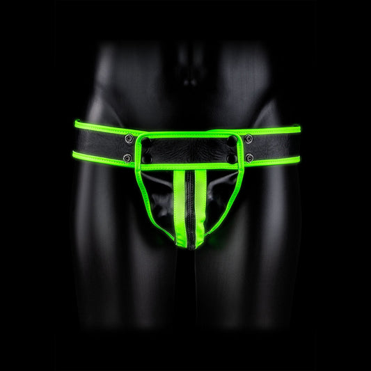 Ouch! Striped Jock Strap Glow In The Dark