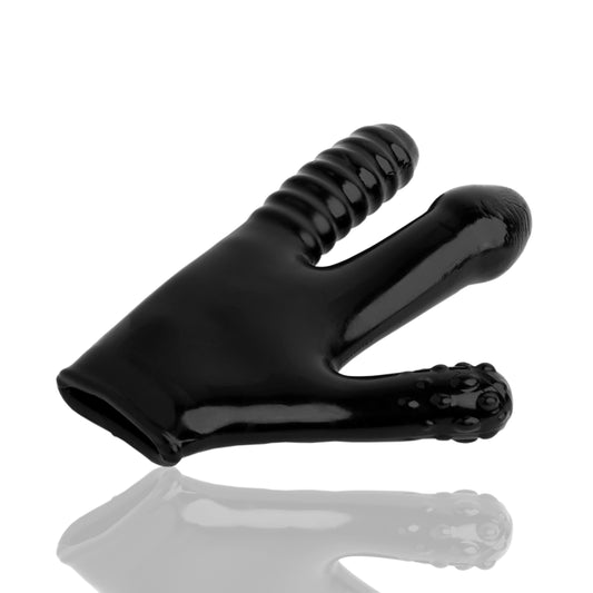 Claw Textured Pegger Glove Black