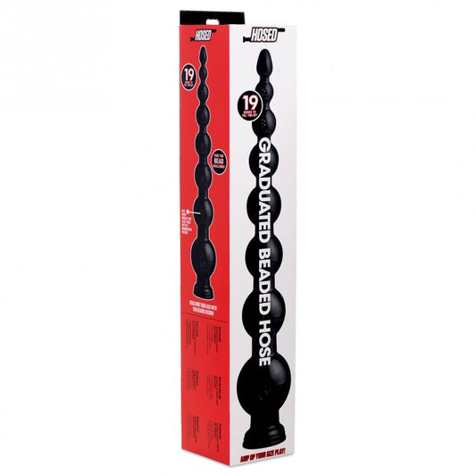 Hosed 19" Graduated Bead Anal Snake
