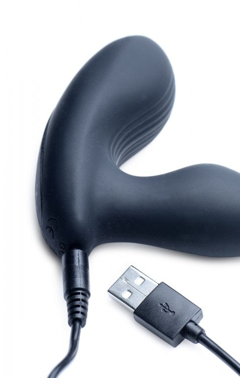 Alpha-Pro™ 7X P-Stroke Silicone Prostate Stimulator With Stroking Shaft