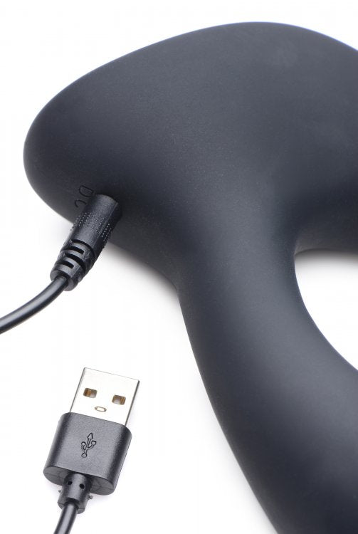 Alpha-Pro™ 10X P-Pulse Taint Tapping Silicone Prostate Stimulator With Remote