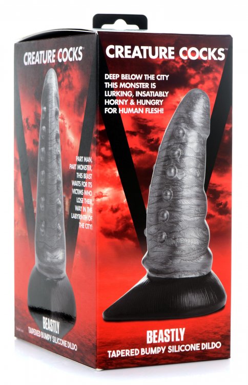 Creature Cocks - Beastly Tapered Bumpy Silicone Dildo