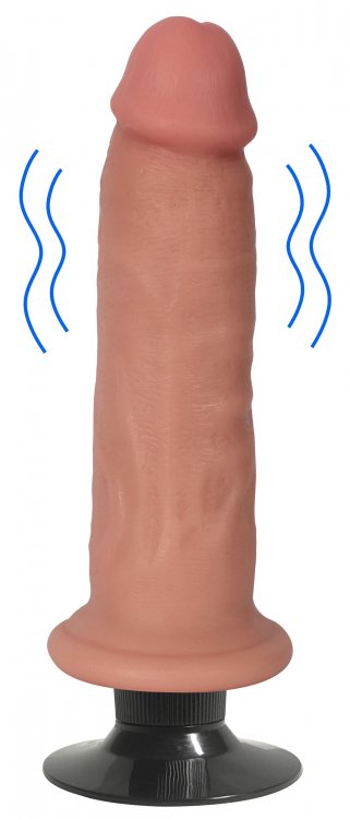 Jock™ Light Vibrating Dildo - 7 Inch