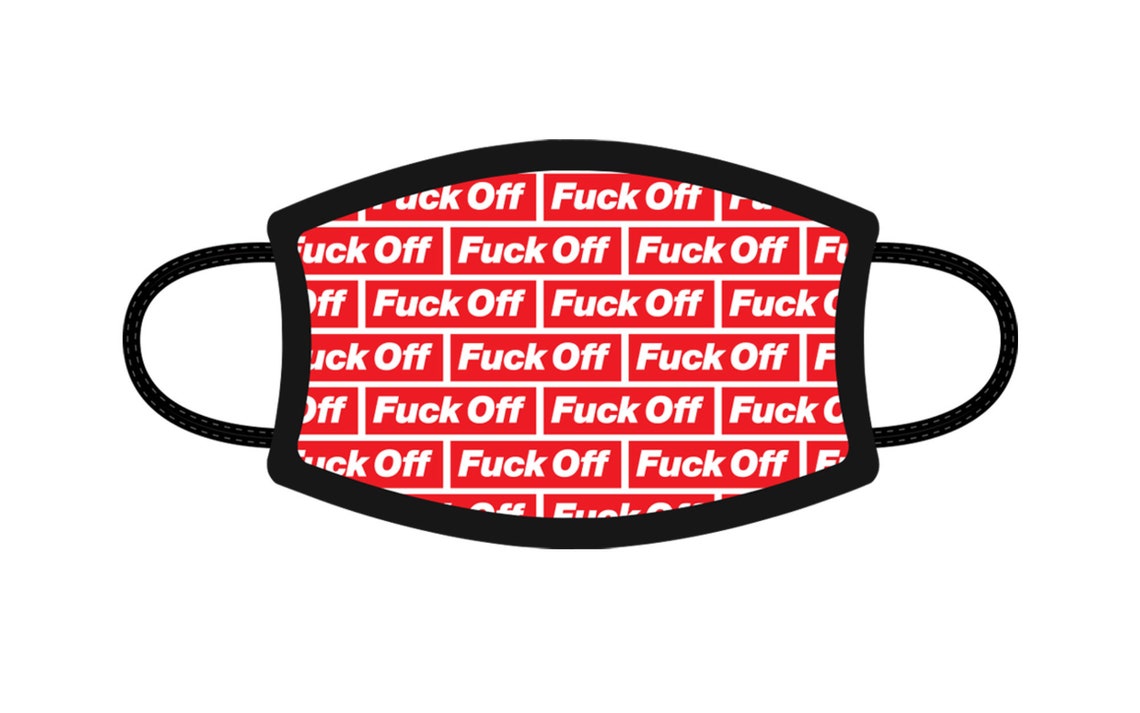 Fuck Off 3-Ply Face Mask