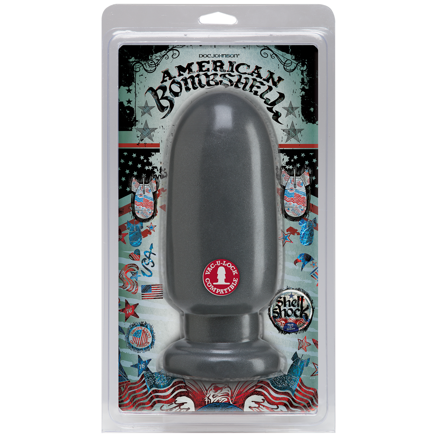 American Bombshell - Shell Shock - Large - Gun Metal