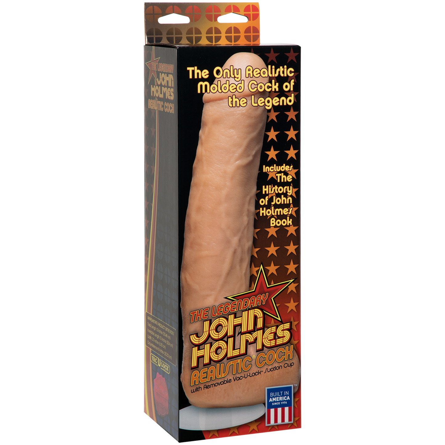 Signature Cocks - John Holmes Realistic Cock with Removable Vac-U-Lock™ Suction Cup - Vanilla