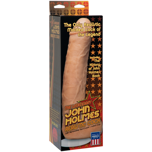 Signature Cocks - John Holmes Realistic Cock with Removable Vac-U-Lock™ Suction Cup - Vanilla
