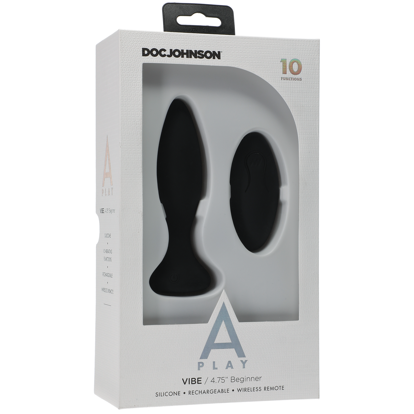 A-Play - Vibe - Beginner - Rechargeable Silicone Anal Plug with Remote