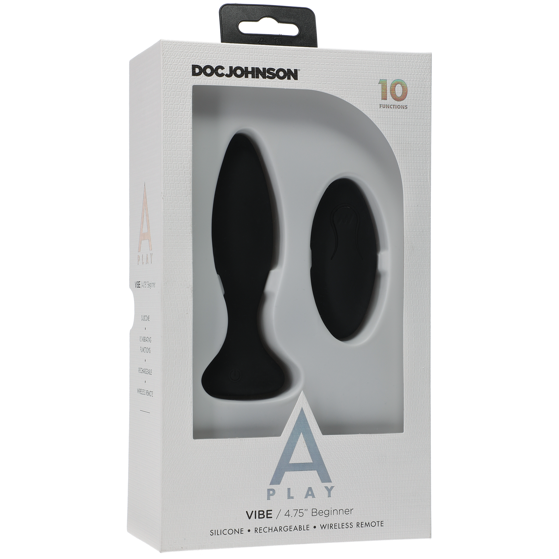 A-Play - Vibe - Beginner - Rechargeable Silicone Anal Plug with Remote