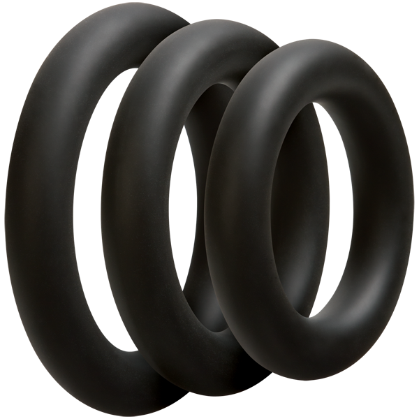 OptiMALE™ – 3 C-Ring Set – Thick Black
