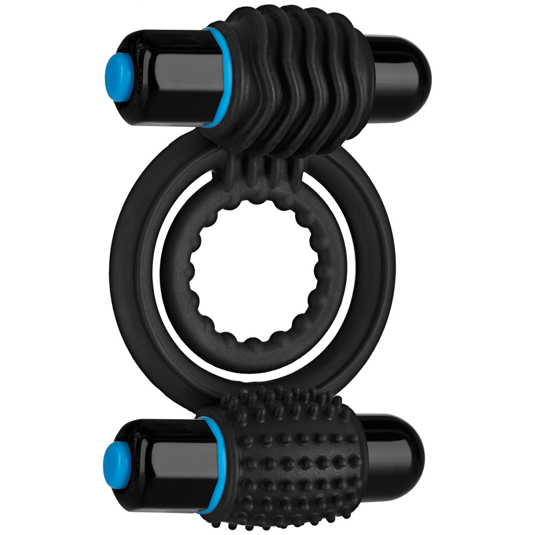 OptiMALE™ - Vibrating Double C-Ring - Black