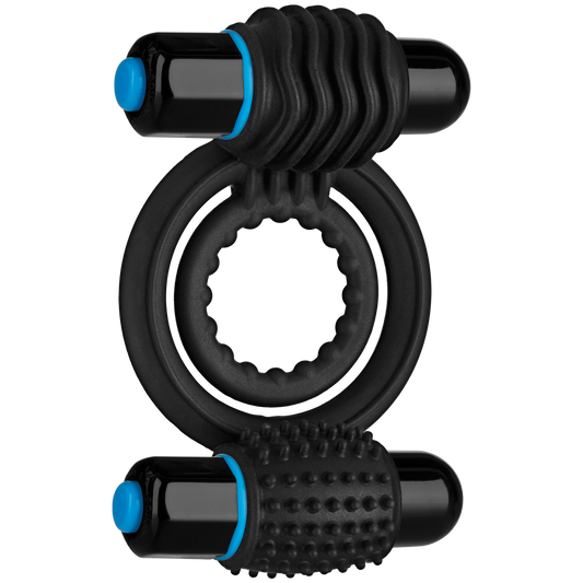 OptiMALE™ - Vibrating Double C-Ring - Black