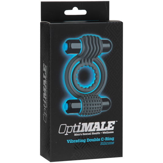 OptiMALE™ - Vibrating Double C-Ring - Slate