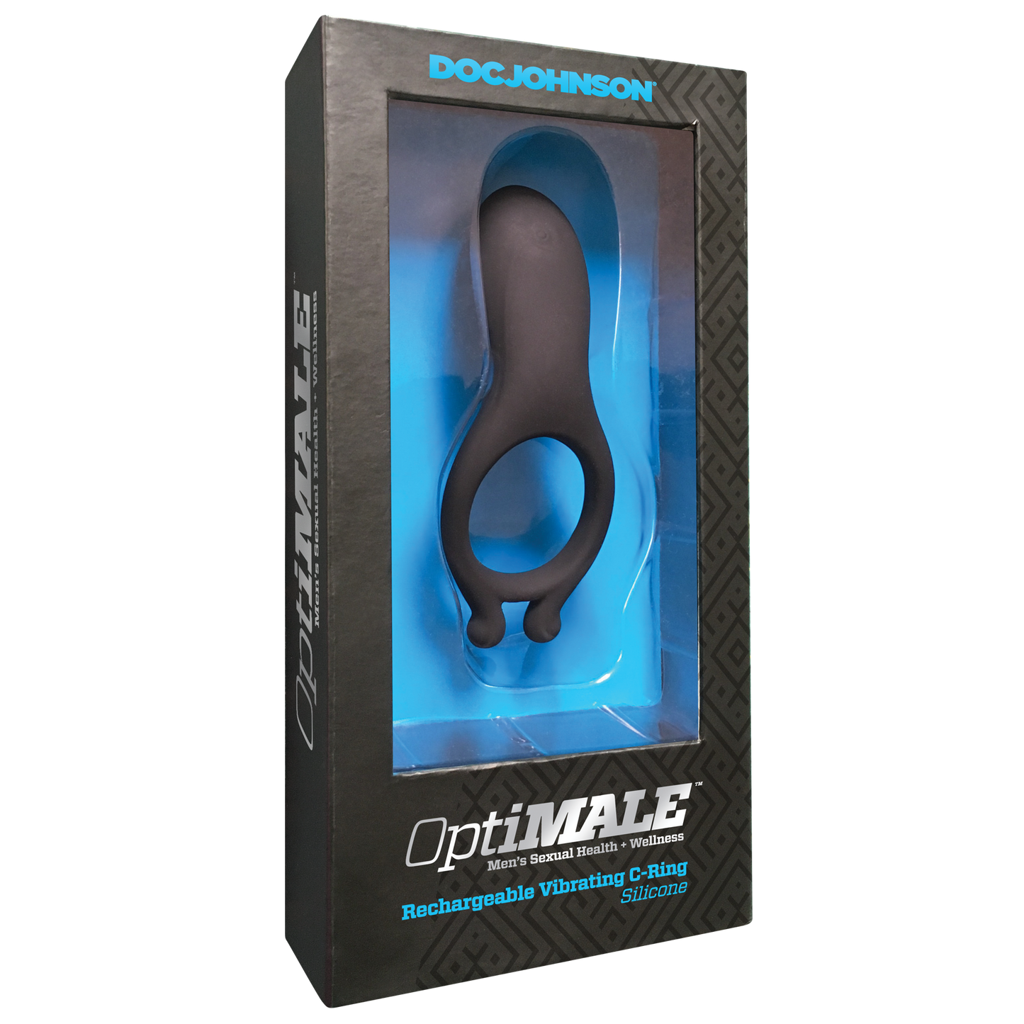 OptiMALE™ Rechargeable Vibrating C-Ring - Black