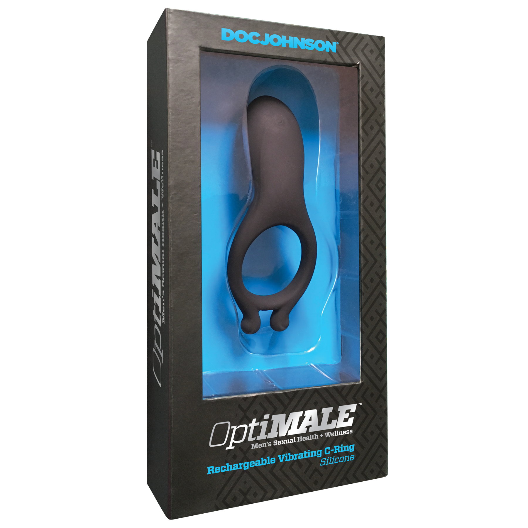 OptiMALE™ Rechargeable Vibrating C-Ring - Black