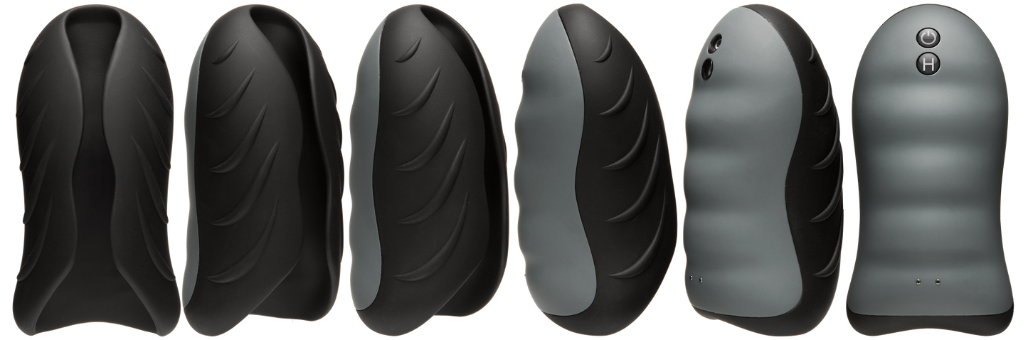 OptiMALE™ - SECONDSKYN™ Silicone Warming Stroker - Vibrating - Rechargeable