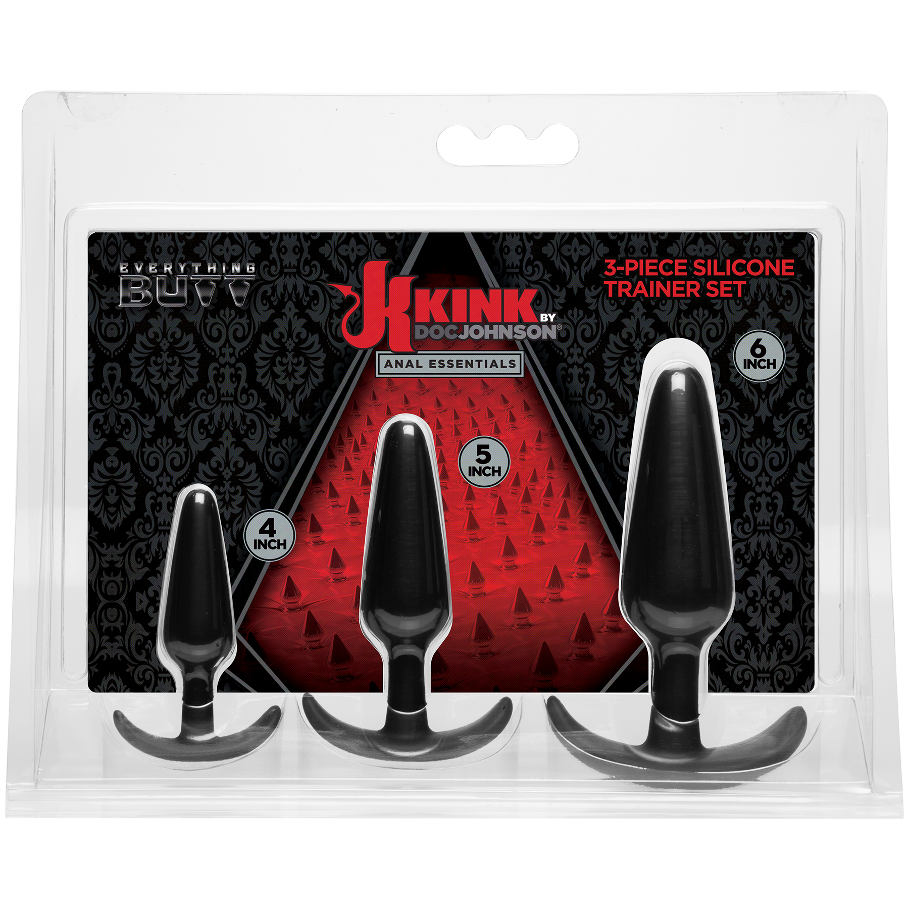 KINK - Anal Essentials 3-Piece Silicone Trainer Set