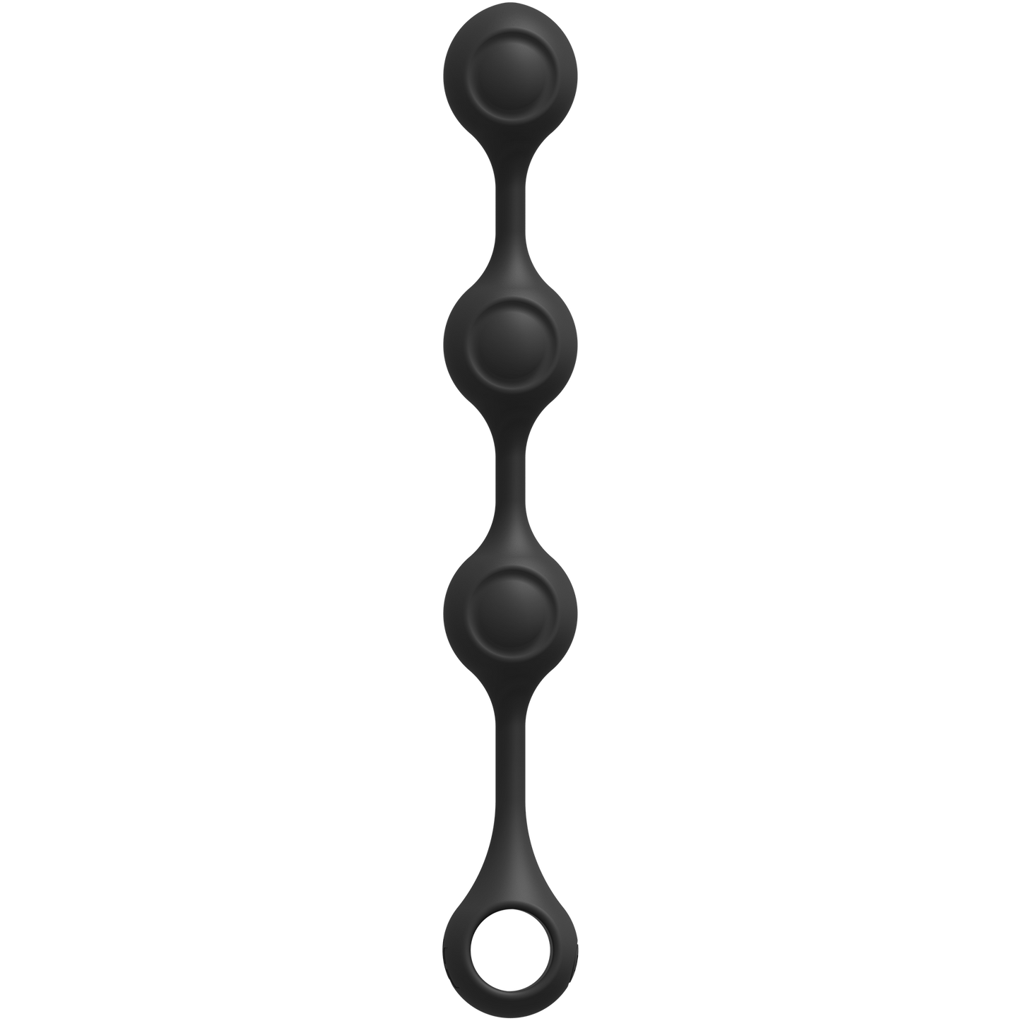KINK - Anal Essentials Weighted Silicone Anal Balls - Black