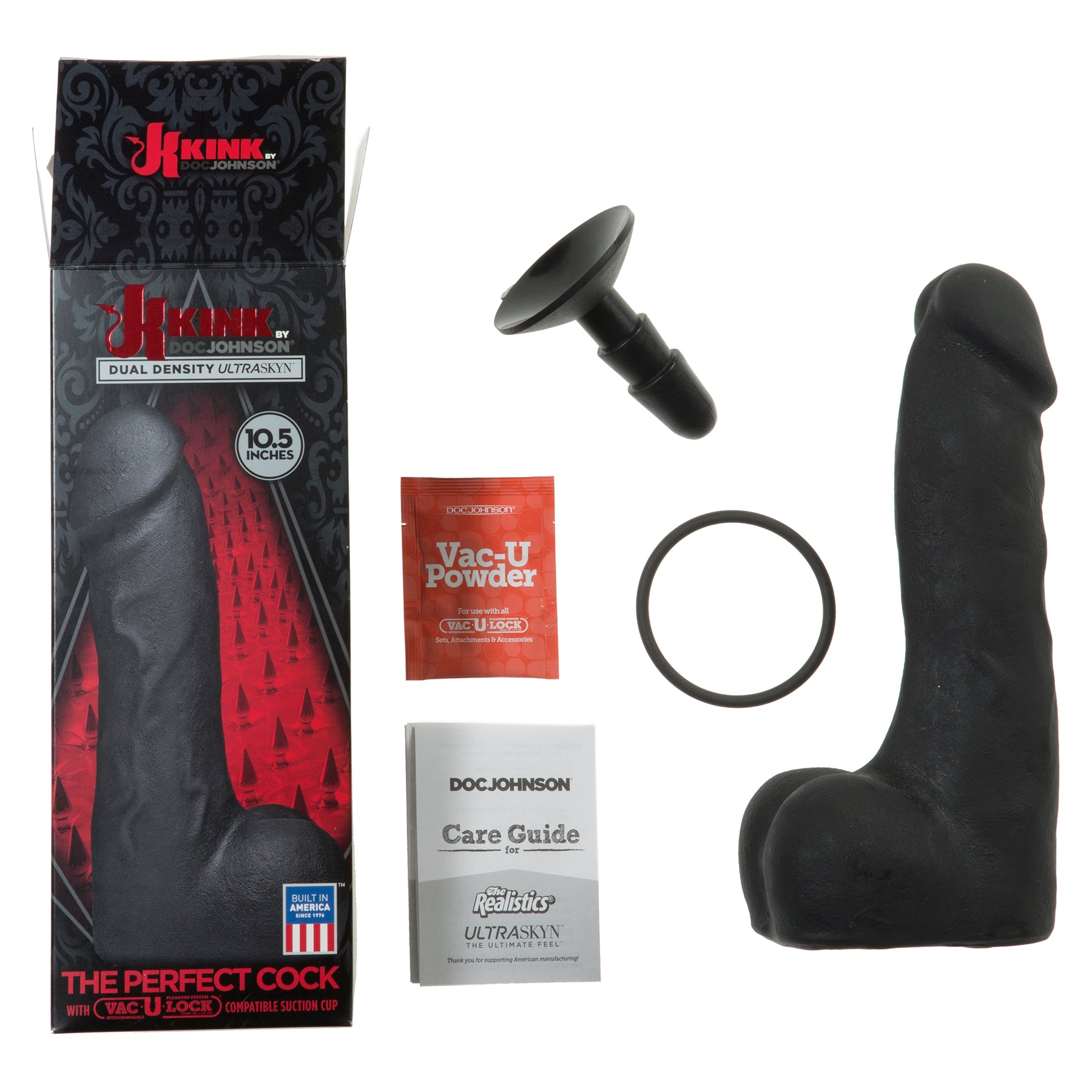 KINK - The Perfect Cock With Removable Vac-U-Lock™ Suction Cup - 10.5”
