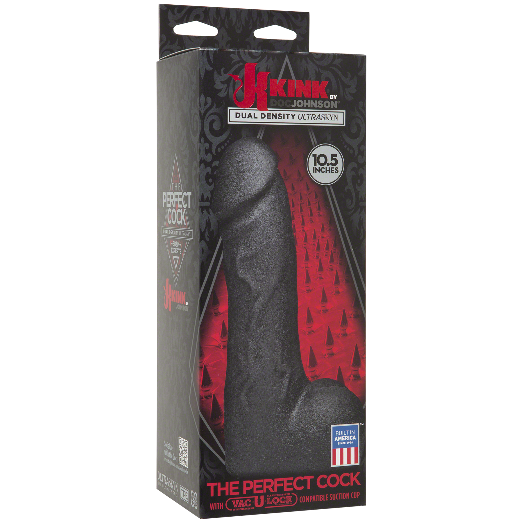 KINK - The Perfect Cock With Removable Vac-U-Lock™ Suction Cup - 10.5”