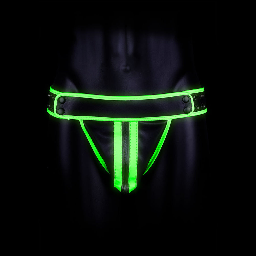 Ouch! Striped Jock Strap Glow In The Dark