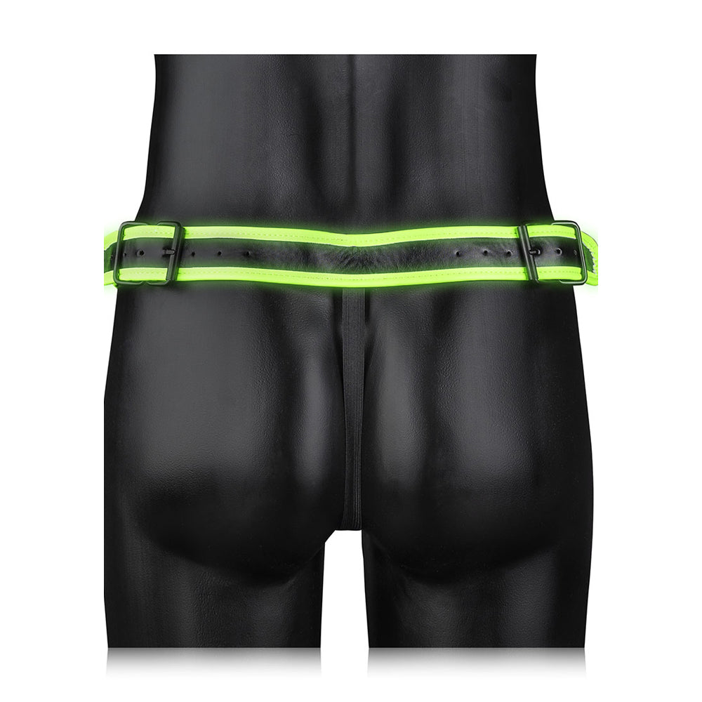 Ouch! Striped Jock Strap Glow In The Dark