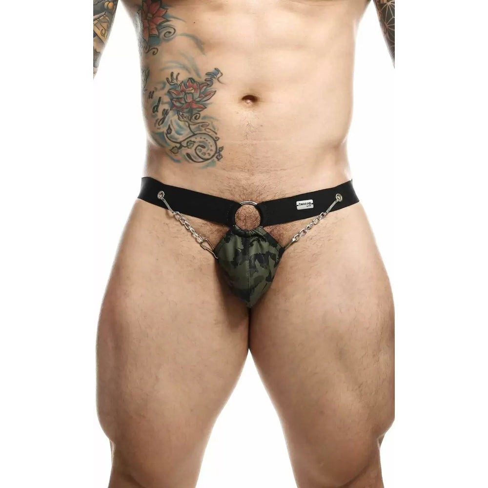 Male Basics Dngeon Chain Jockstrap Army