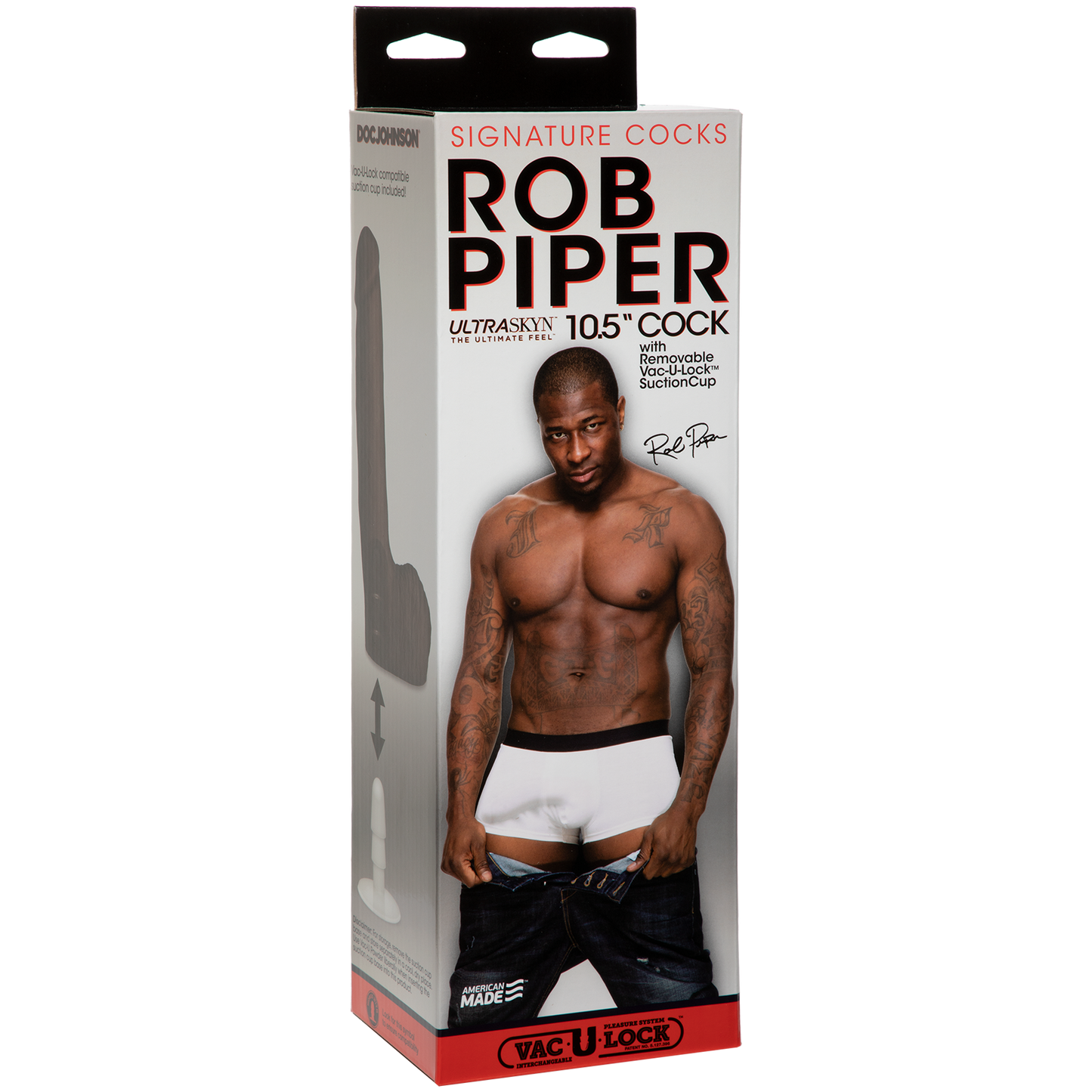 Signature Cocks - Rob Piper ULTRASKYN™ 10.5” Cock with Removable Vac-U-Lock™ Suction Cup
