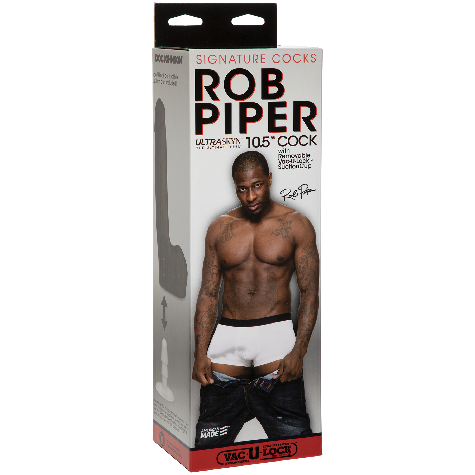 Signature Cocks - Rob Piper ULTRASKYN™ 10.5” Cock with Removable Vac-U-Lock™ Suction Cup