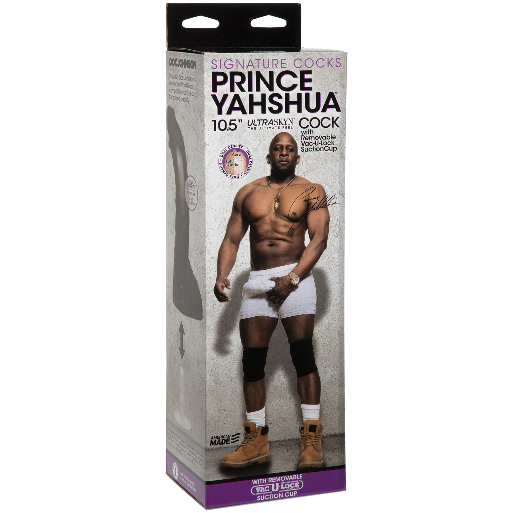 Signature Cocks - Prince Yahshua ULTRASKYN™ 10.5” Cock with Removable Vac-U-Lock™ Suction Cup