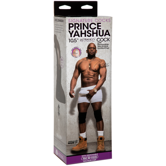 Signature Cocks - Prince Yahshua ULTRASKYN™ 10.5” Cock with Removable Vac-U-Lock™ Suction Cup