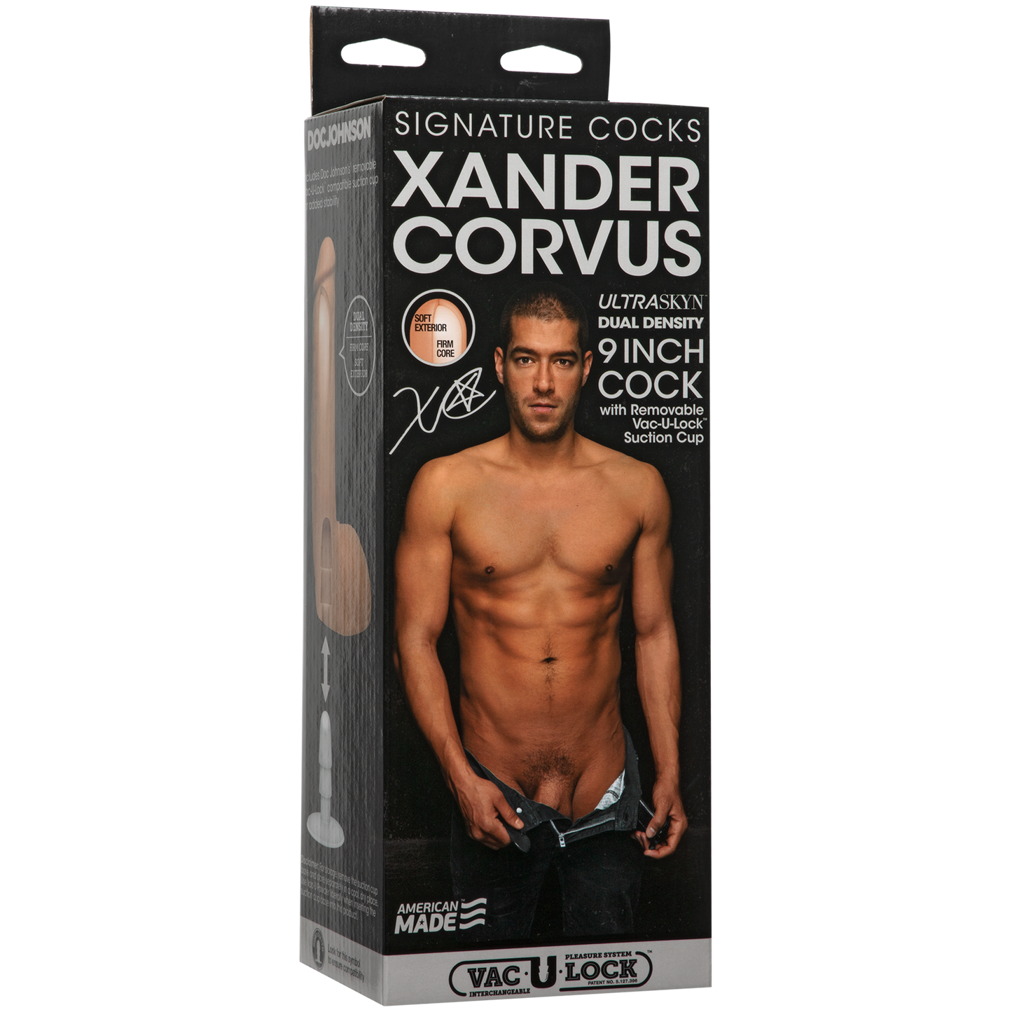 Signature Cocks - Xander Corvus 9" ULTRASKYN™ Cock with Removable Vac-U-Lock™ Suction Cup