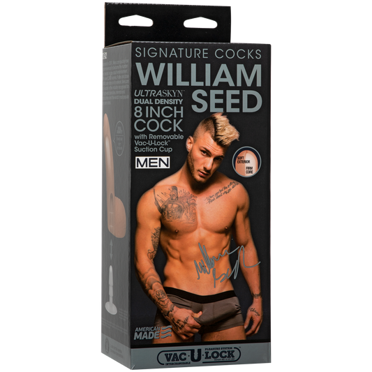 Signature Cocks - William Seed 8" ULTRASKYN™ Cock with Removable Vac-U-Lock™ Suction Cup