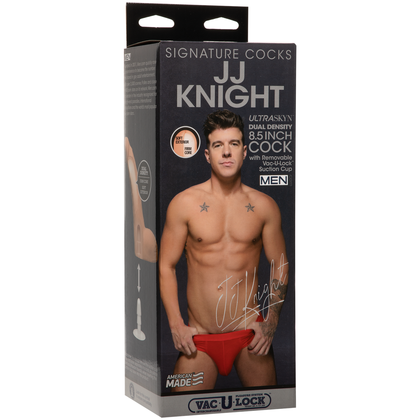 Signature Cocks - JJ Knight 8.5" ULTRASKYN™ Cock with Removable Vac-U-Lock™ Suction Cup