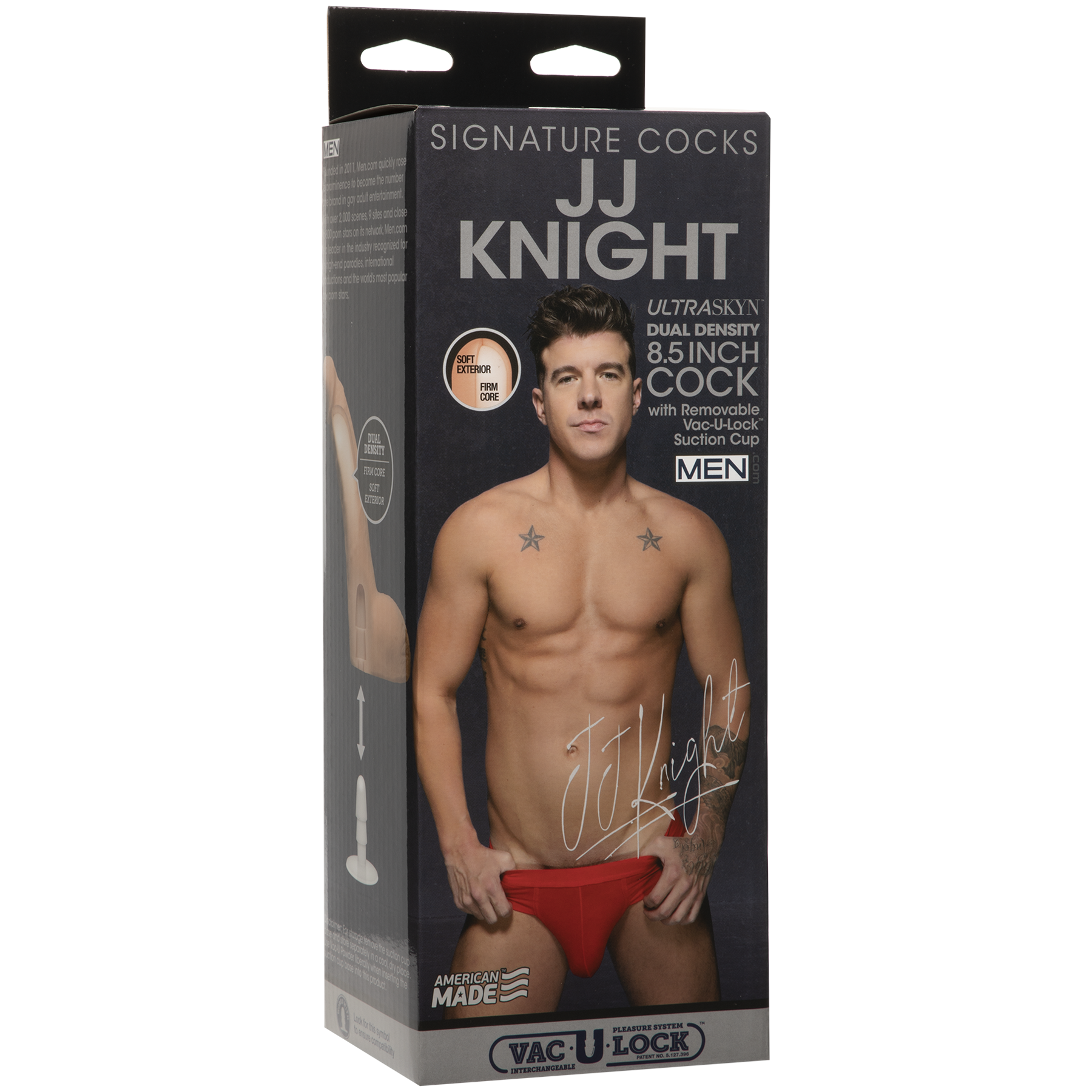 Signature Cocks - JJ Knight 8.5" ULTRASKYN™ Cock with Removable Vac-U-Lock™ Suction Cup