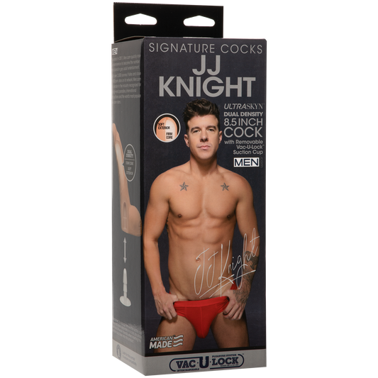 Signature Cocks - JJ Knight 8.5" ULTRASKYN™ Cock with Removable Vac-U-Lock™ Suction Cup