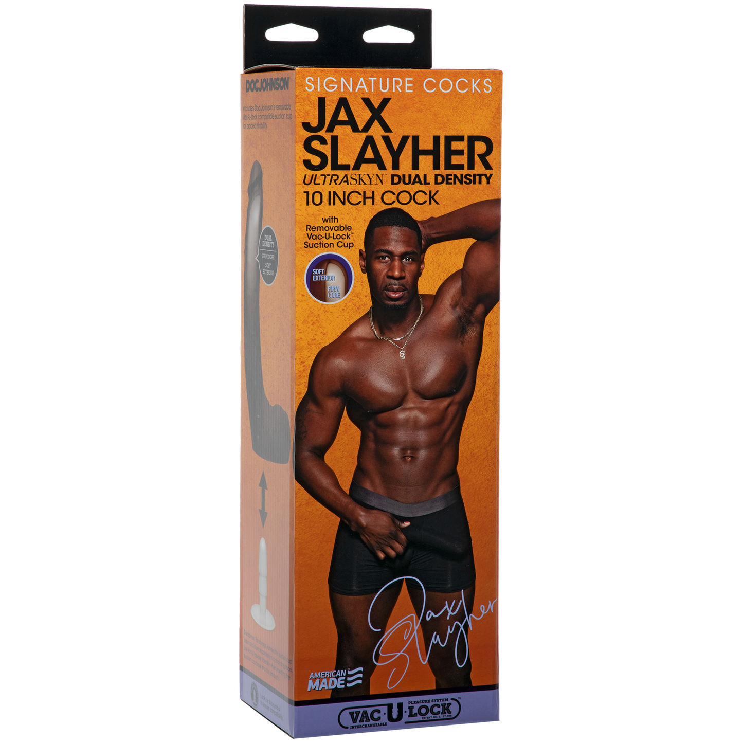 Signature Cocks - Jax Slayher 10" ULTRASKYN™ Cock with Removable Vac-U-Lock™ Suction Cup