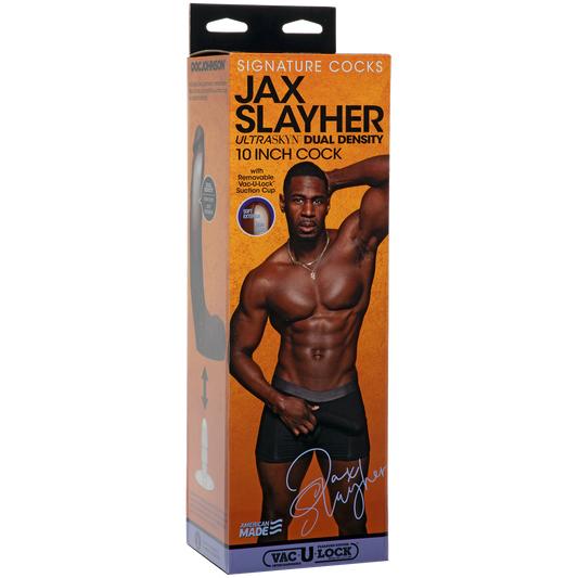 Signature Cocks - Jax Slayher 10" ULTRASKYN™ Cock with Removable Vac-U-Lock™ Suction Cup