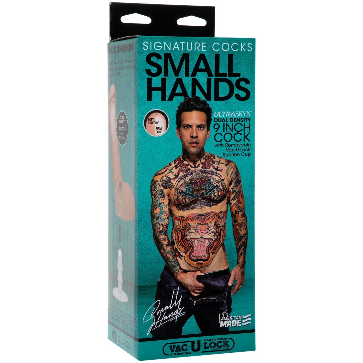 Signature Cocks - Small Hands 9" ULTRASKYN™ Cock with Removable Vac-U-Lock™ Suction Cup