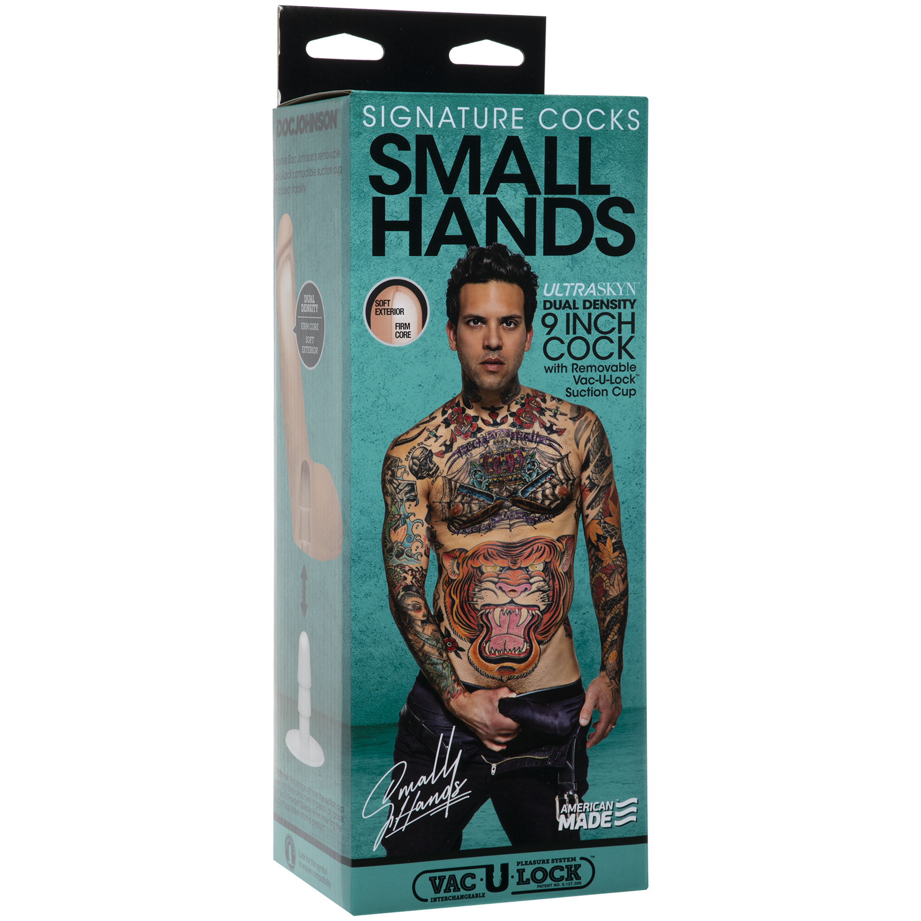 Signature Cocks - Small Hands 9" ULTRASKYN™ Cock with Removable Vac-U-Lock™ Suction Cup