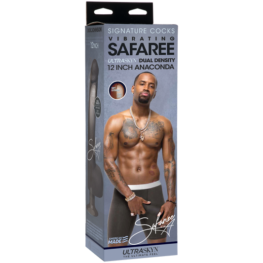 Signature Cocks - Vibrating Safaree Samuels Anaconda 12" ULTRASKYN™ Cock