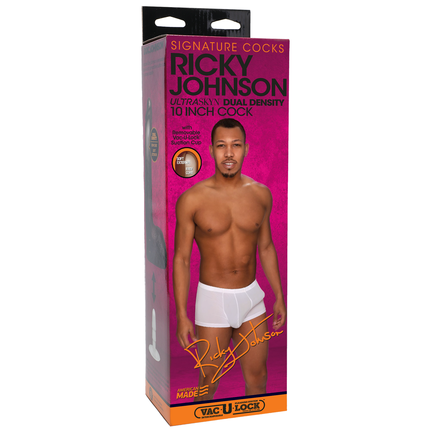 Signature Cocks - Ricky Johnson 10" ULTRASKYN™ Cock with Removable Vac-U-Lock™ Suction Cup
