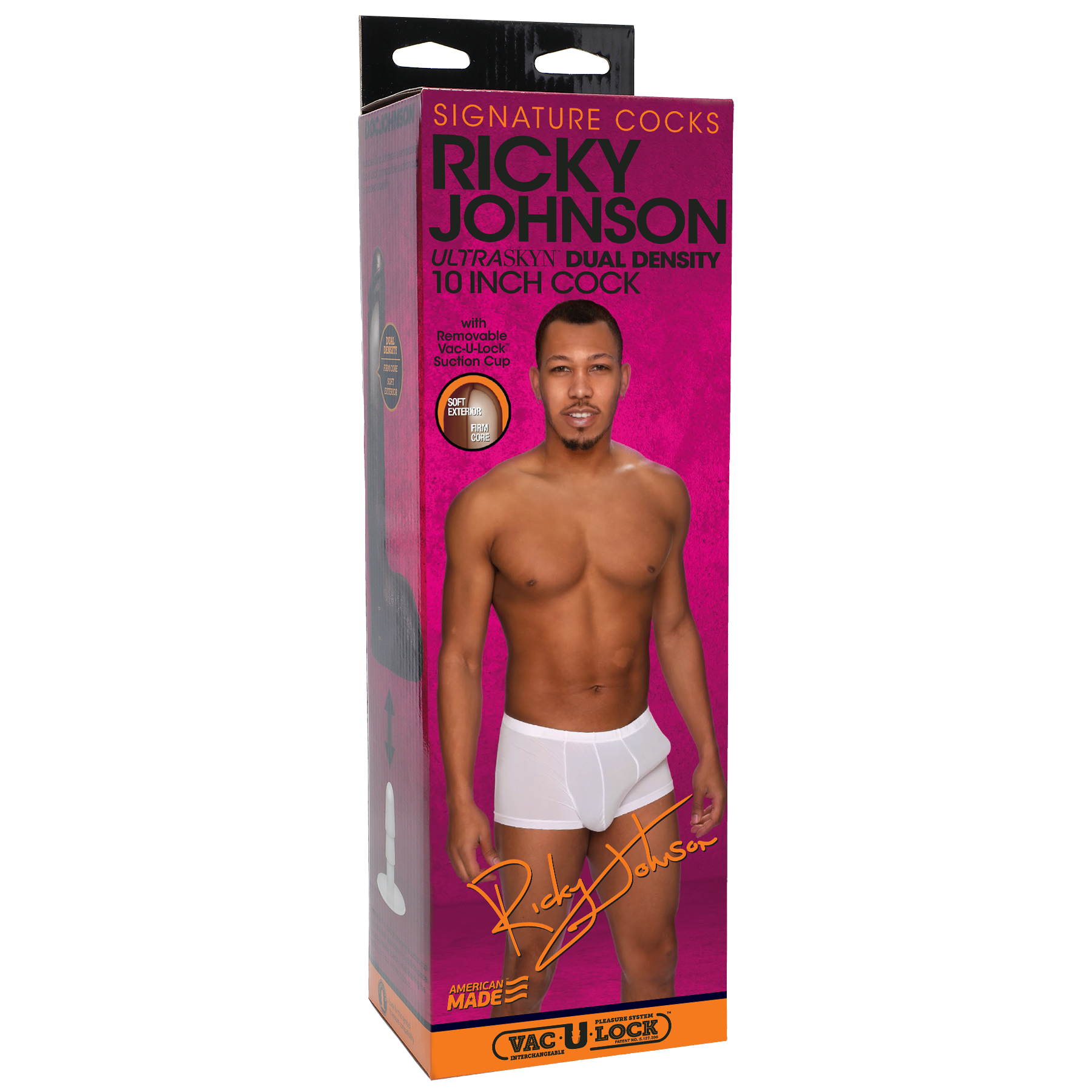 Signature Cocks - Ricky Johnson 10" ULTRASKYN™ Cock with Removable Vac-U-Lock™ Suction Cup