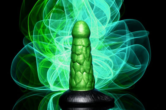 Creature Cocks - Radioactive Reptile Thick Scaly Silicone Dildo
