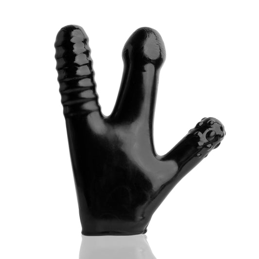 Claw Textured Pegger Glove Black