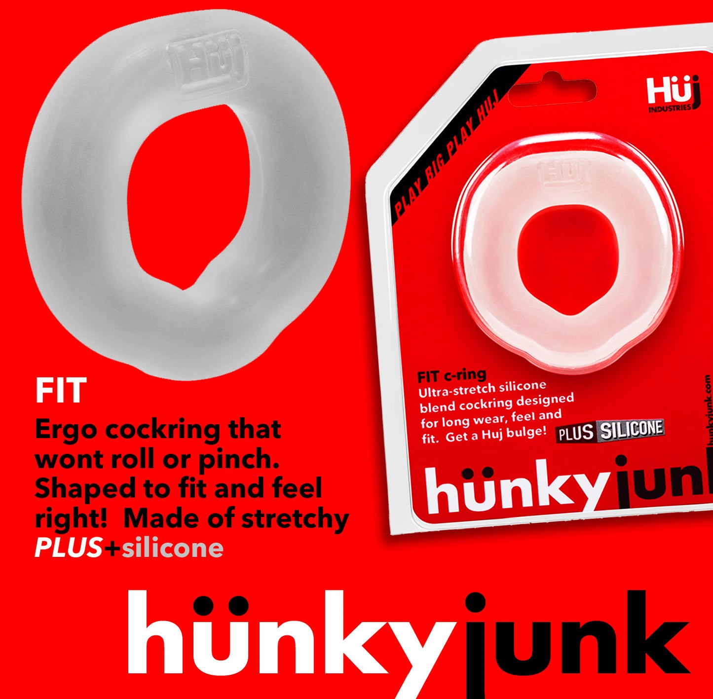 Hünkyjunk - Fit Ergo Long-Wear C-Ring