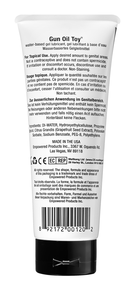 GUN OIL® Toy Lubricant 3.3 oz Tube