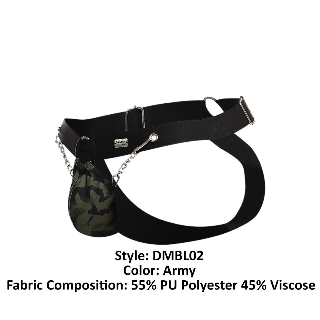 Male Basics Dngeon Chain Jockstrap Army